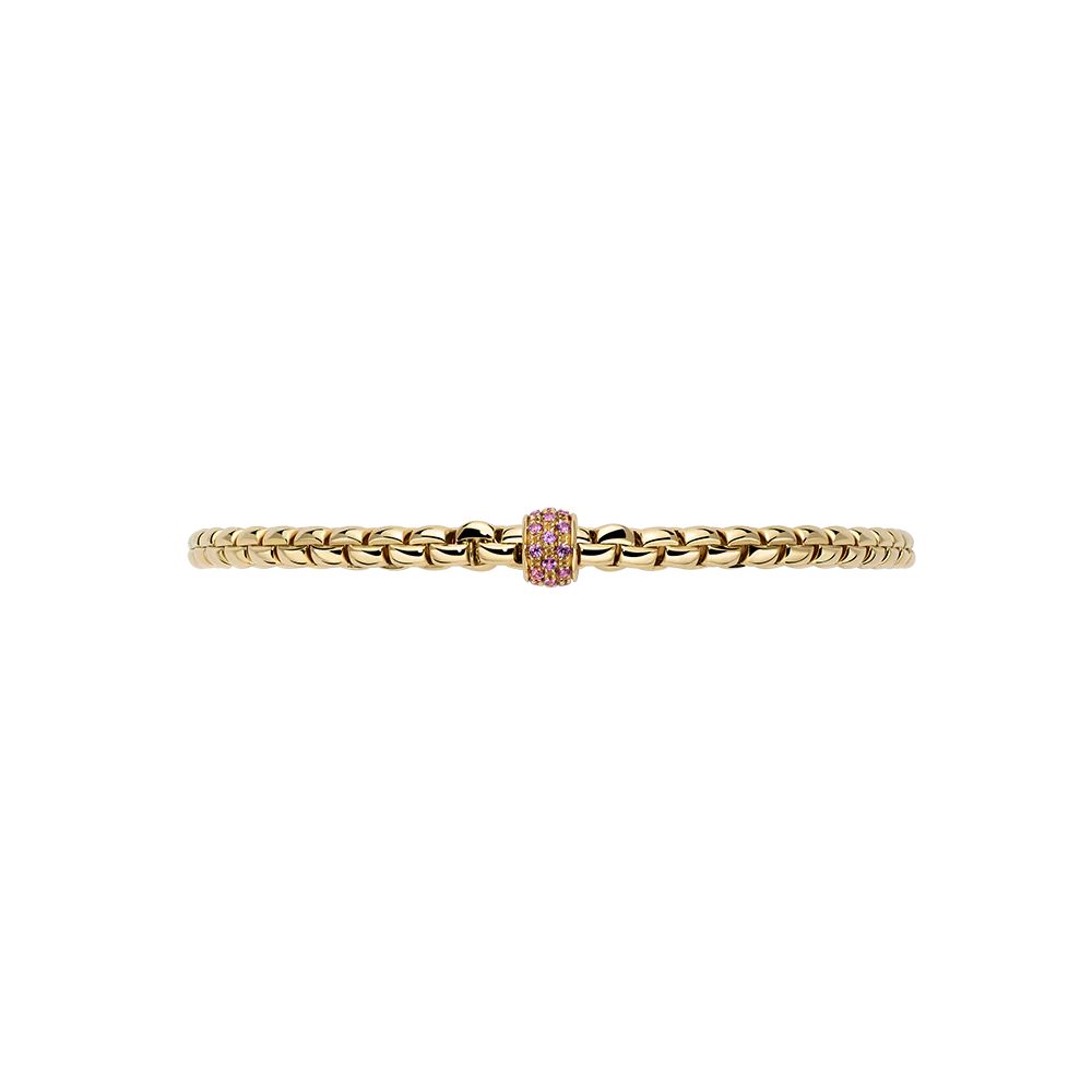 FOPE Eka Flex'it Bracelet with Pink Sapphire Pavé - Image 2