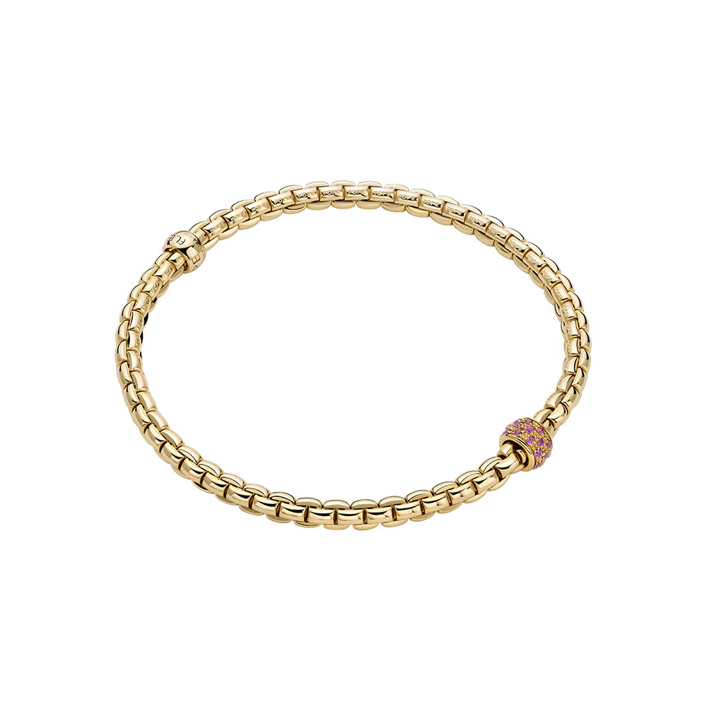 FOPE Eka Flex'it Bracelet with Pink Sapphire Pavé - Image 3