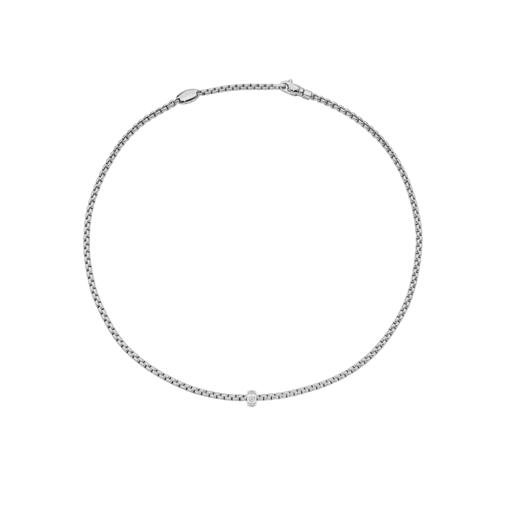 FOPE Eka Necklace with Rhombus-Set Diamonds