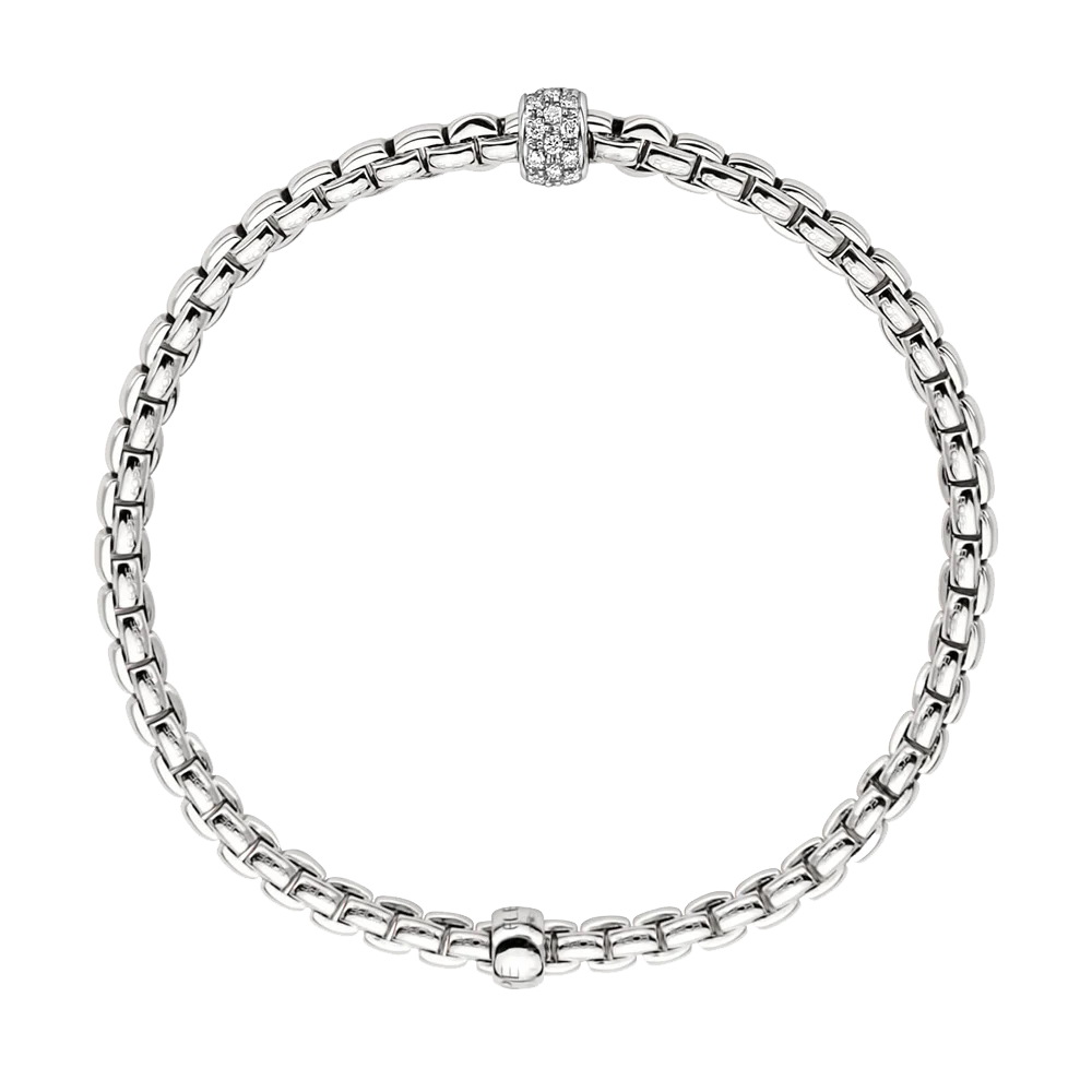 FOPE Eka Tiny Flex'it Bracelet with Diamonds