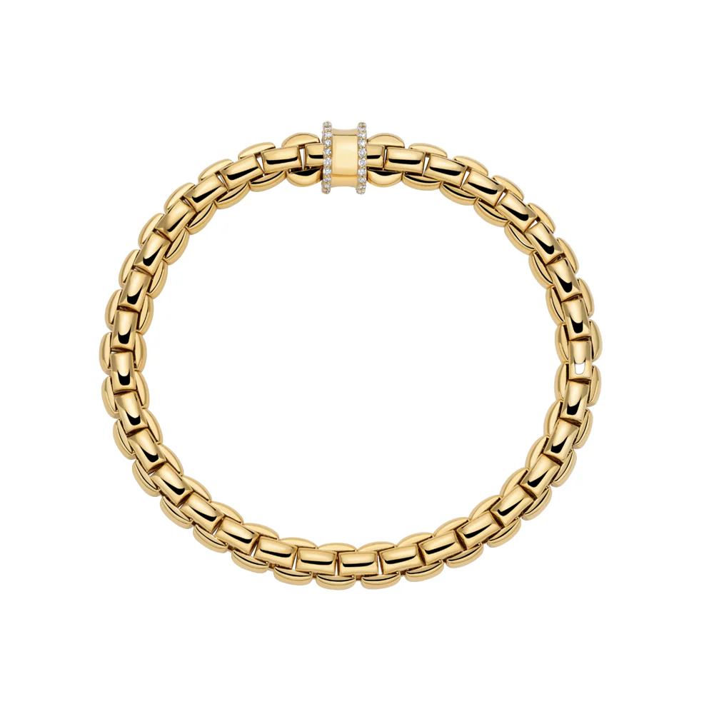 FOPE Eka Flex'it bracelet with a Diamond Pavé Rondel - Image 3