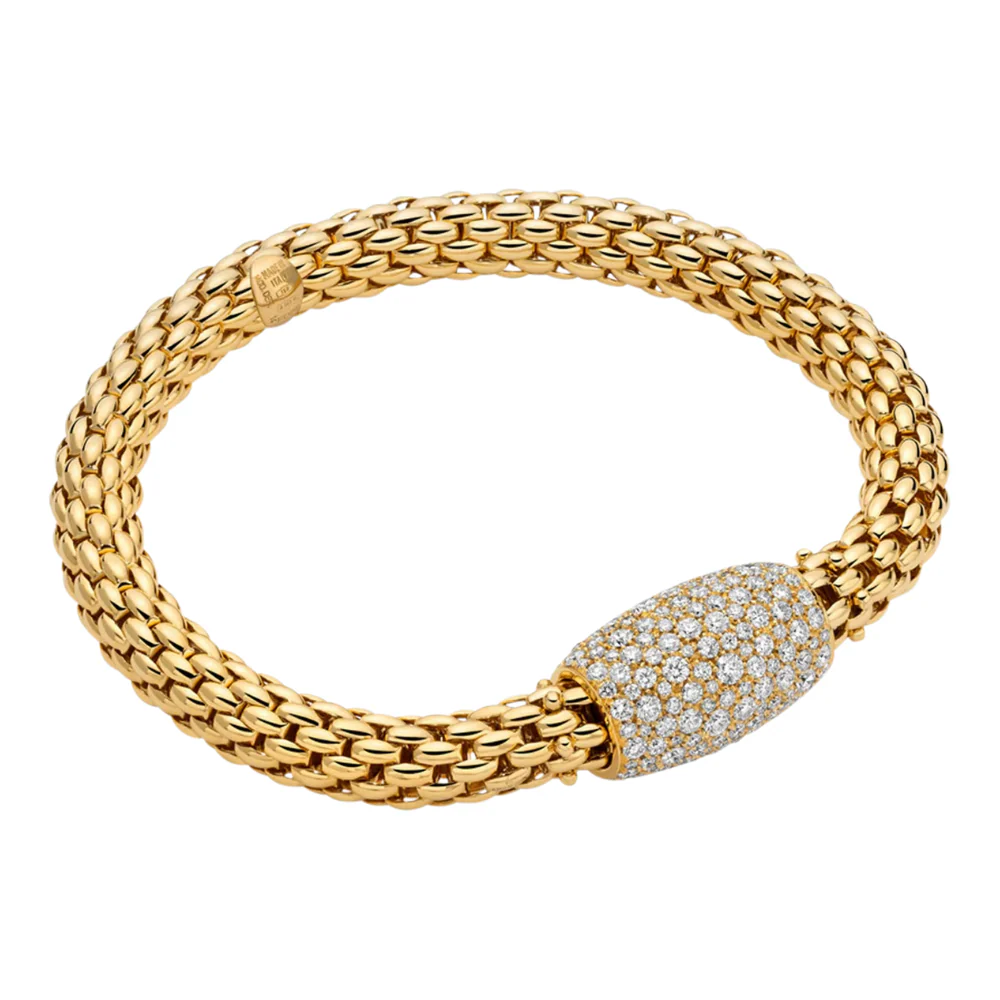 FOPE Love Nest Flex'it bracelet with Diamonds