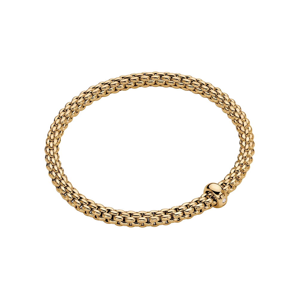 FOPE Solo Flex'it Bracelet with a White Diamond - Image 3
