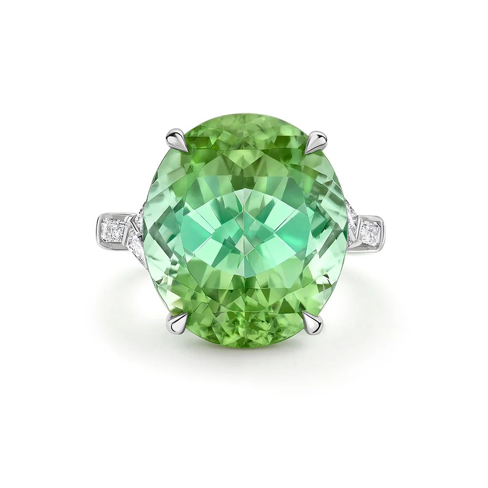 Ancient Trees Green Tourmaline Ring - Image 2