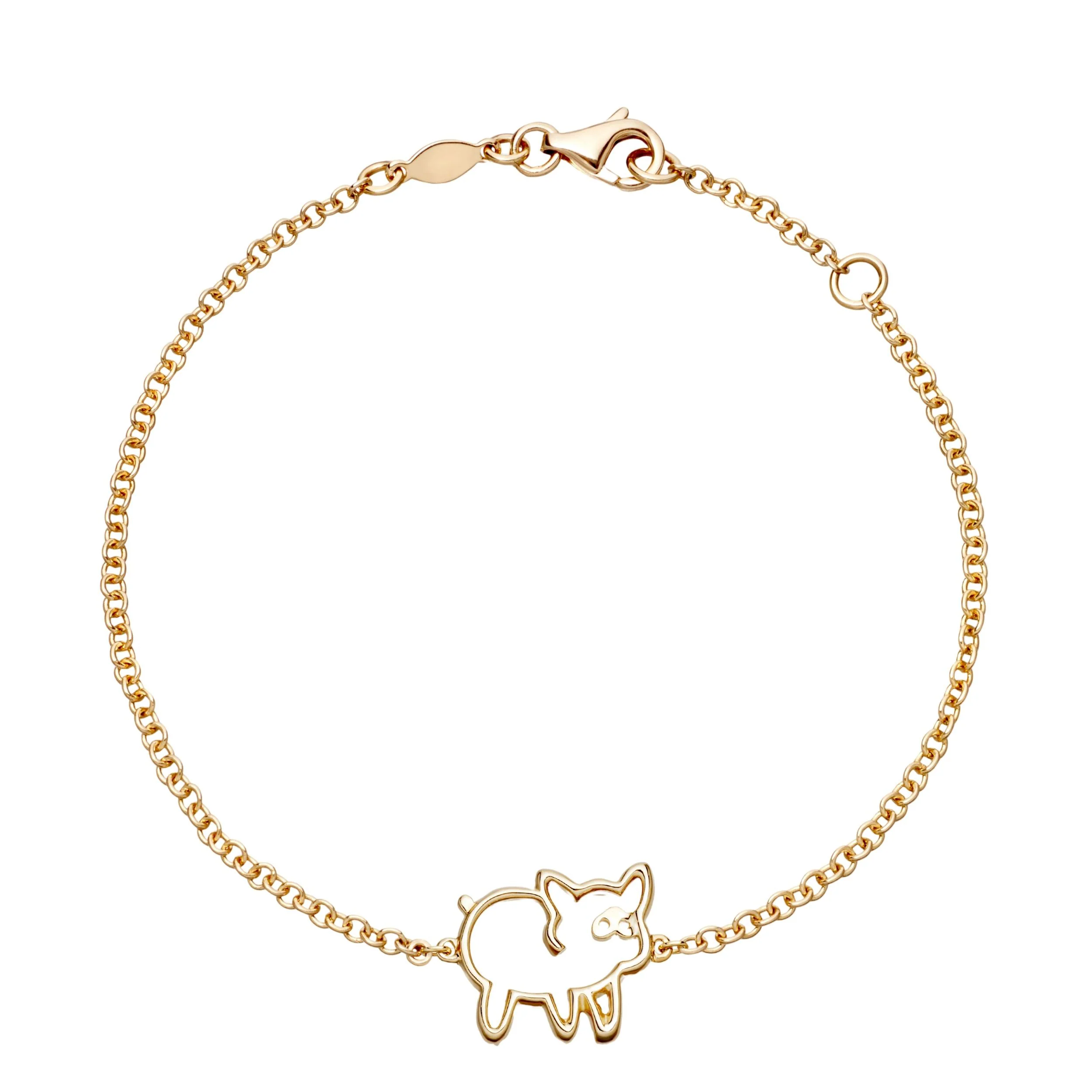 Kiki McDonough Memories Plain Pig Bracelet