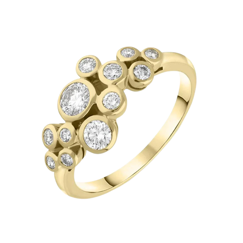 Love Diamonds 0.66ct Diamond Yellow Gold Ring