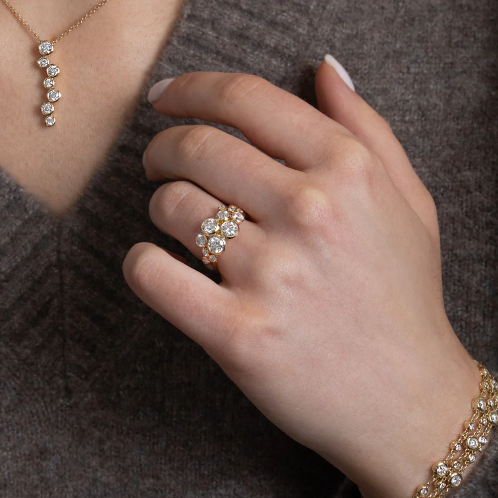 Love Diamonds 0.66ct Diamond Yellow Gold Ring - Image 4