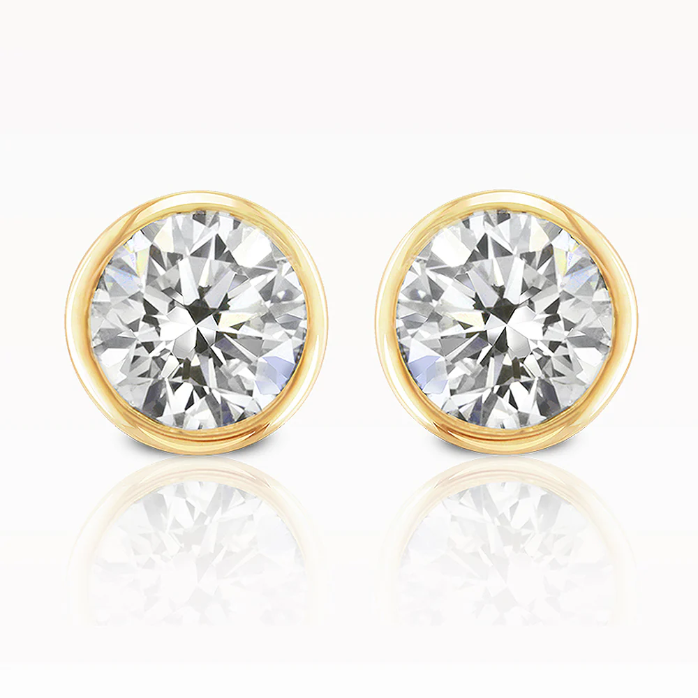 Love Diamonds 0.20ct Yellow Gold Earrings