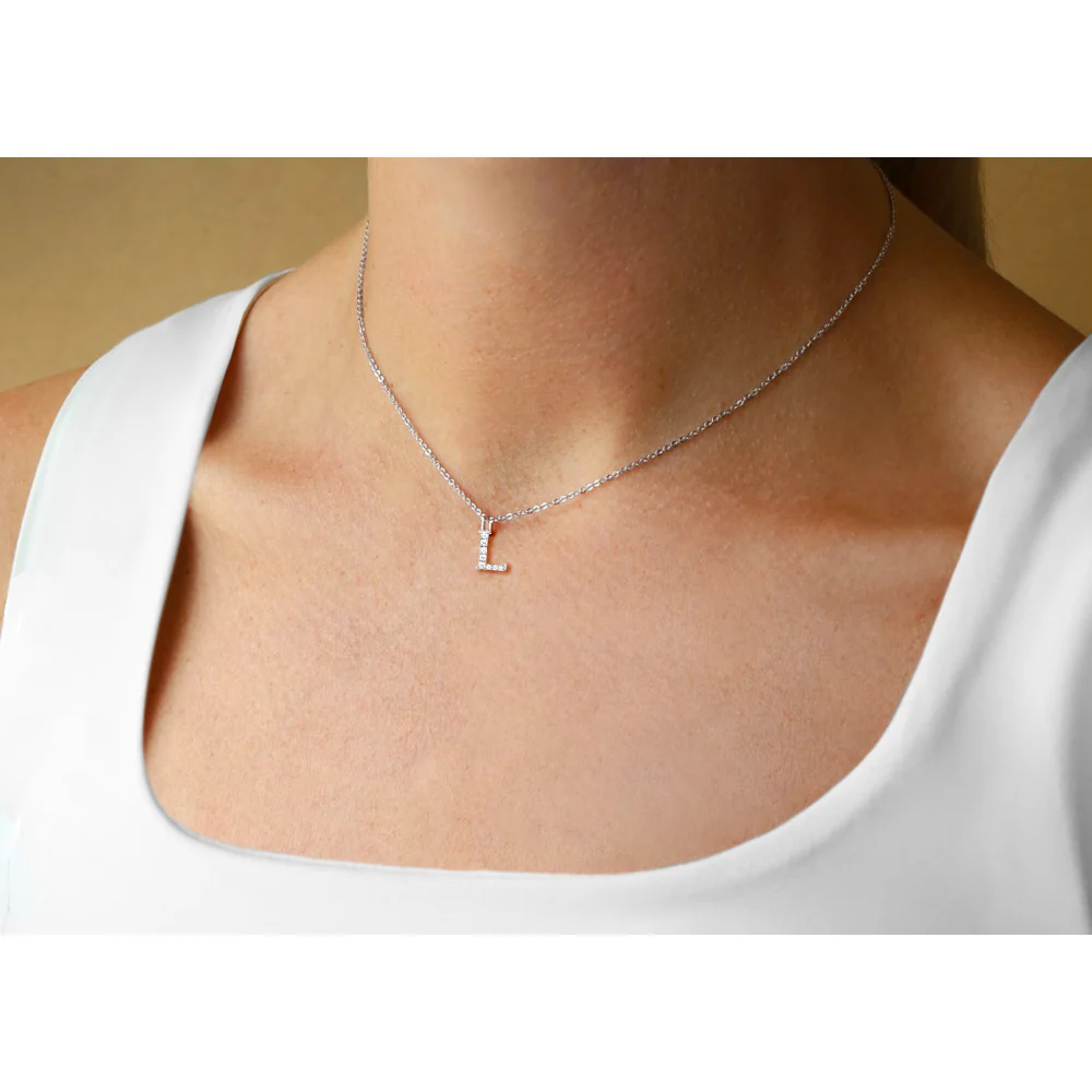 Love Letters L Necklace - Image 2