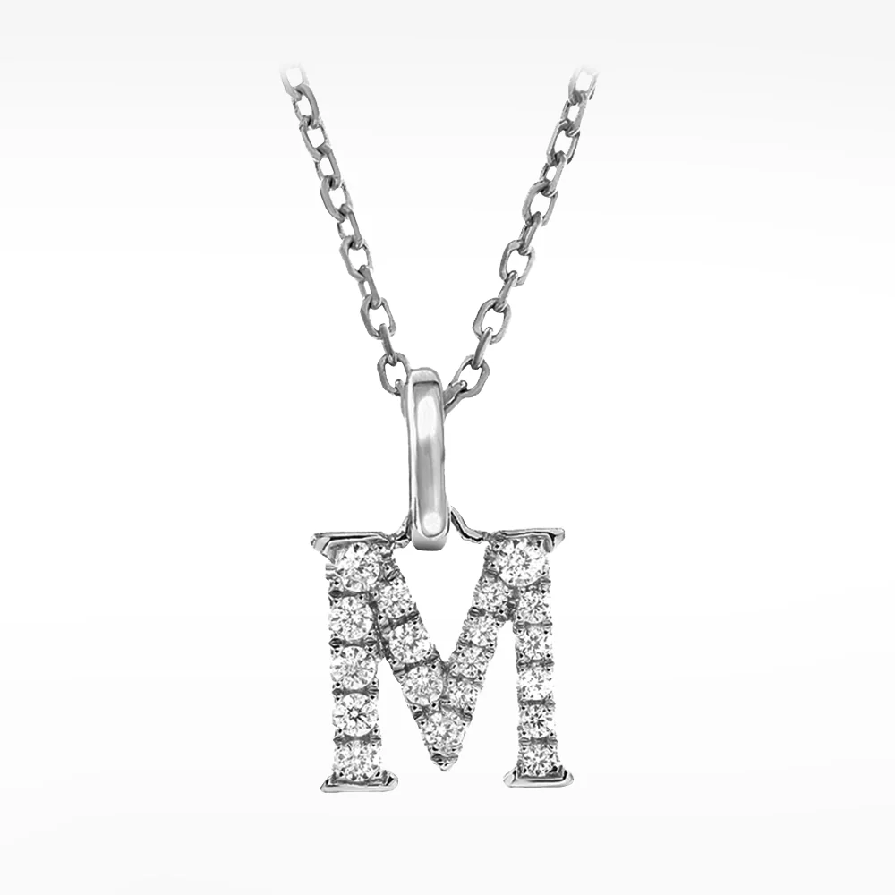 Love Letters M Necklace