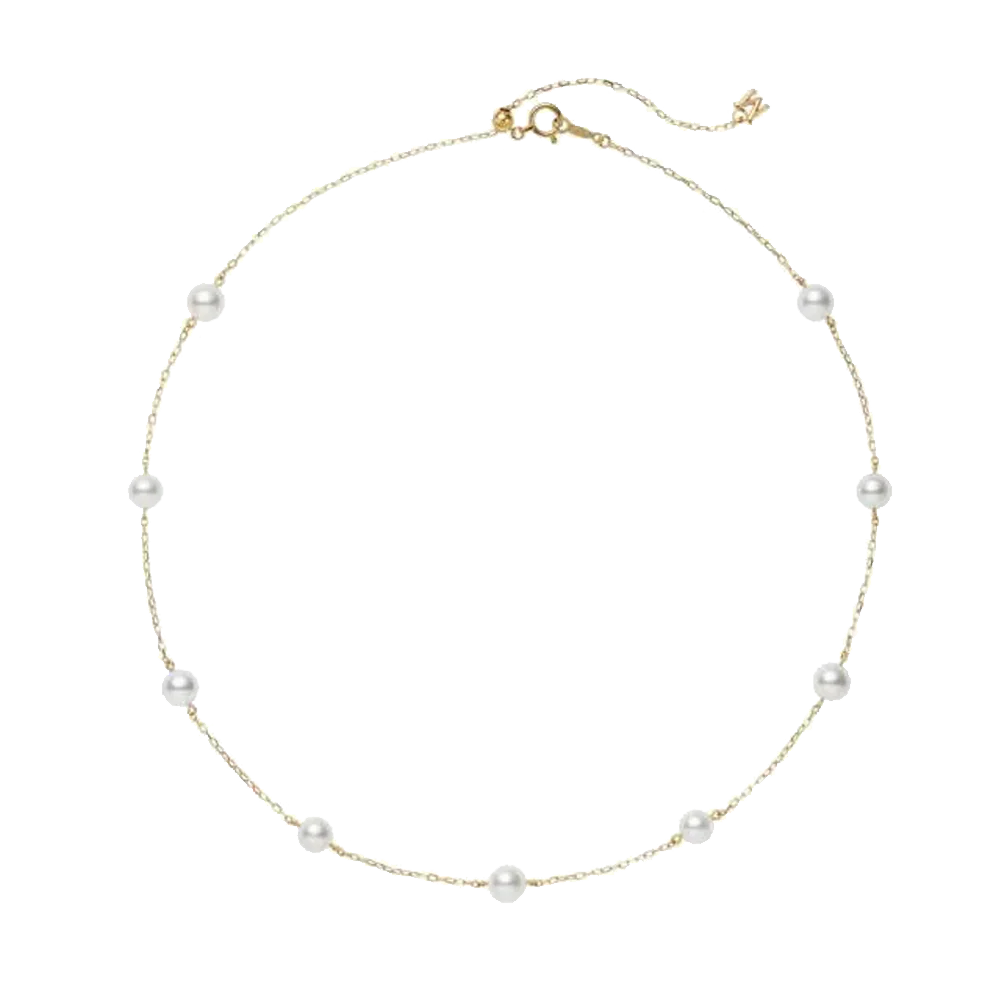 Mikimoto Pearl Chain Necklace