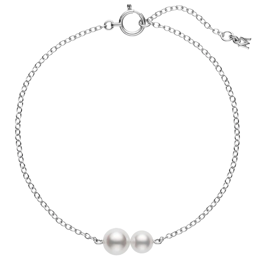 Mikimoto Pearl Chain Bracelet