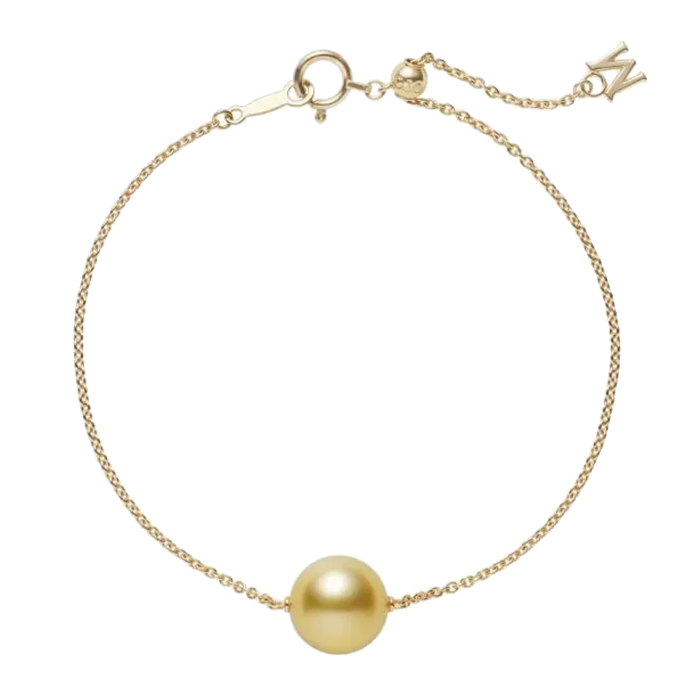 Mikimoto Pearl Chain Bracelet - Gold South Sea