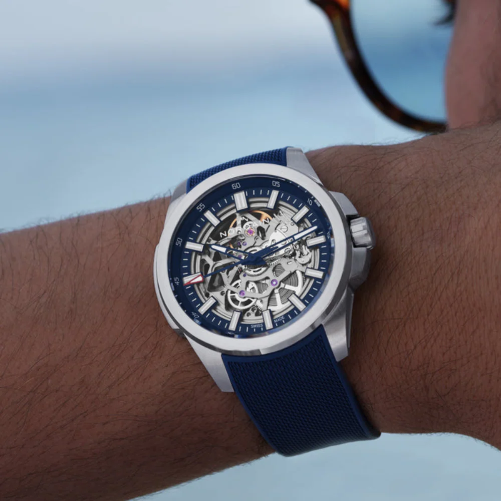 NORQAIN Independence Skeleton 42mm N3000.07S01.B02.R01 - Image 3