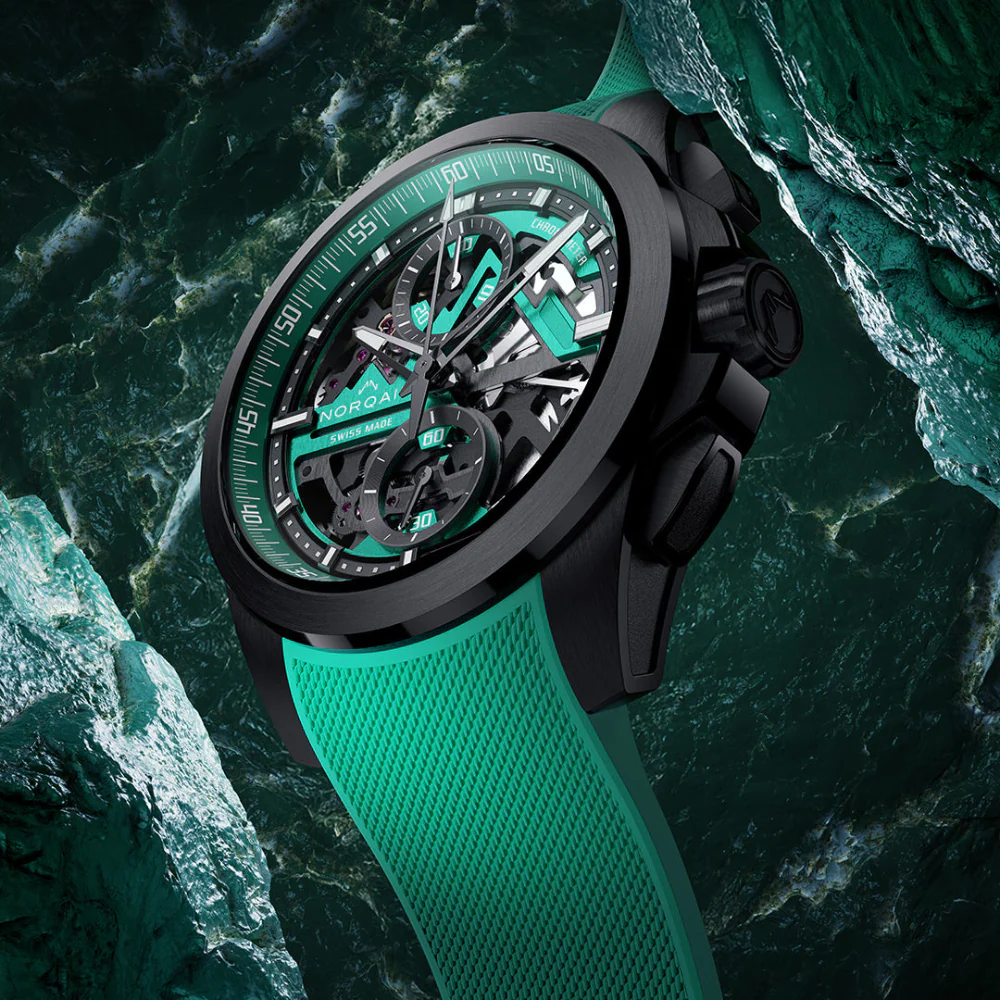 NORQAIN Independence Skeleton Chrono 42mm Limited Edition N3200.40T02.J01.R01 - Image 4