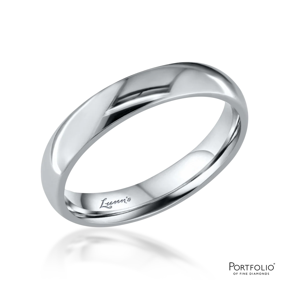 Platinum 2.5mm Softened Edge Wedding Ring