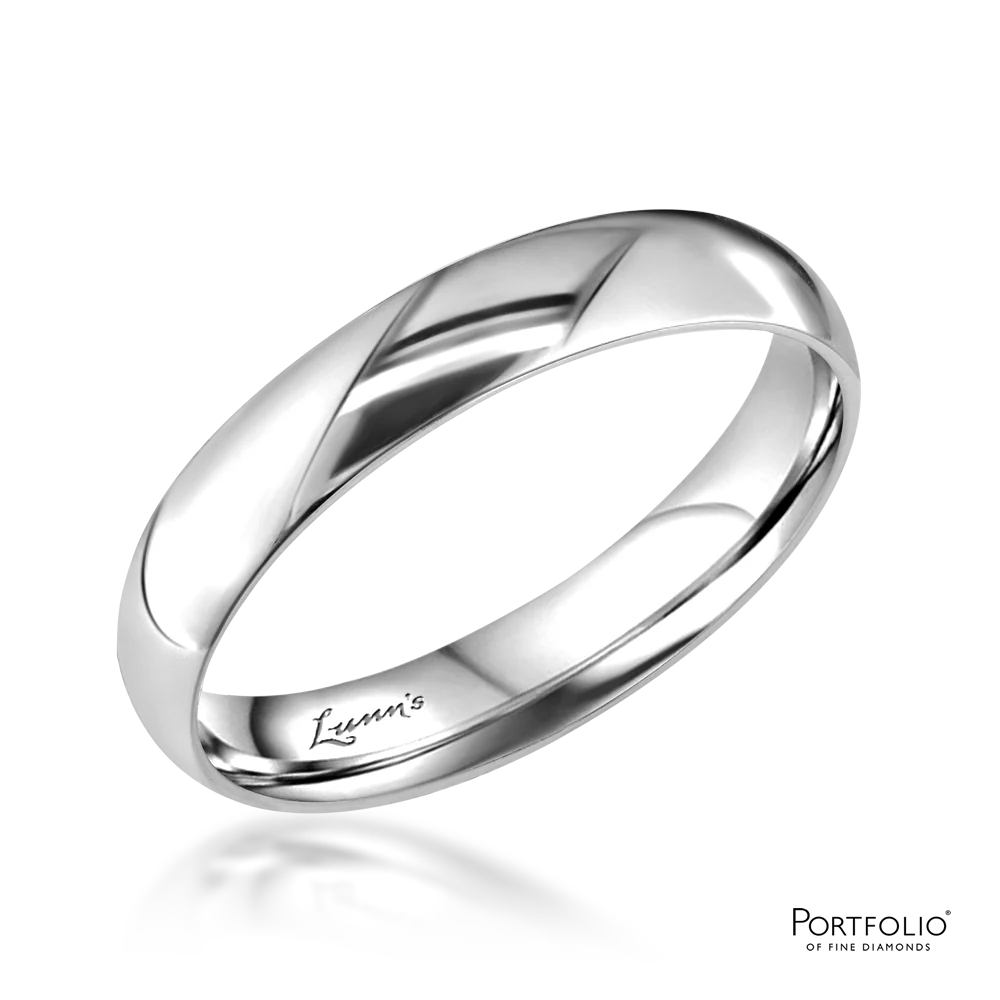 Platinum 2mm Medium Court Wedding Ring
