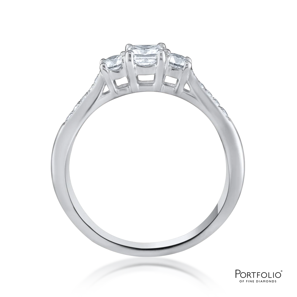 Pre-Owned Three Stone 0.31ct F VS Diamond Ring