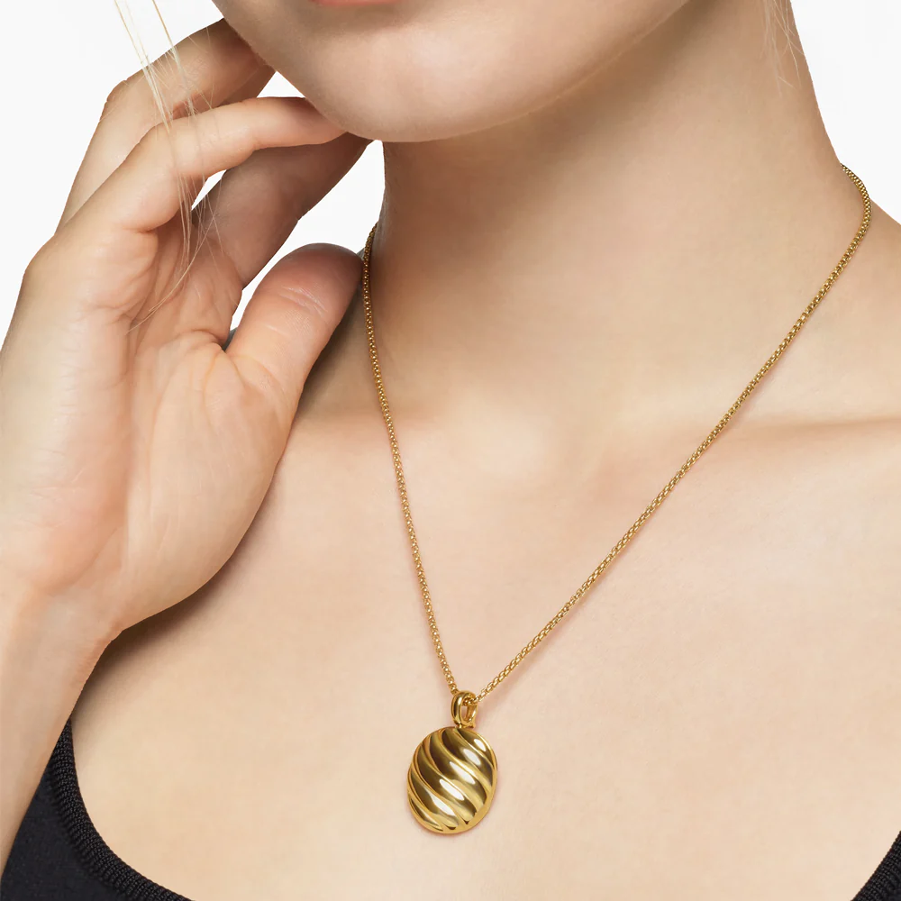 David Yurman Sculpted Cable Locket - Image 2