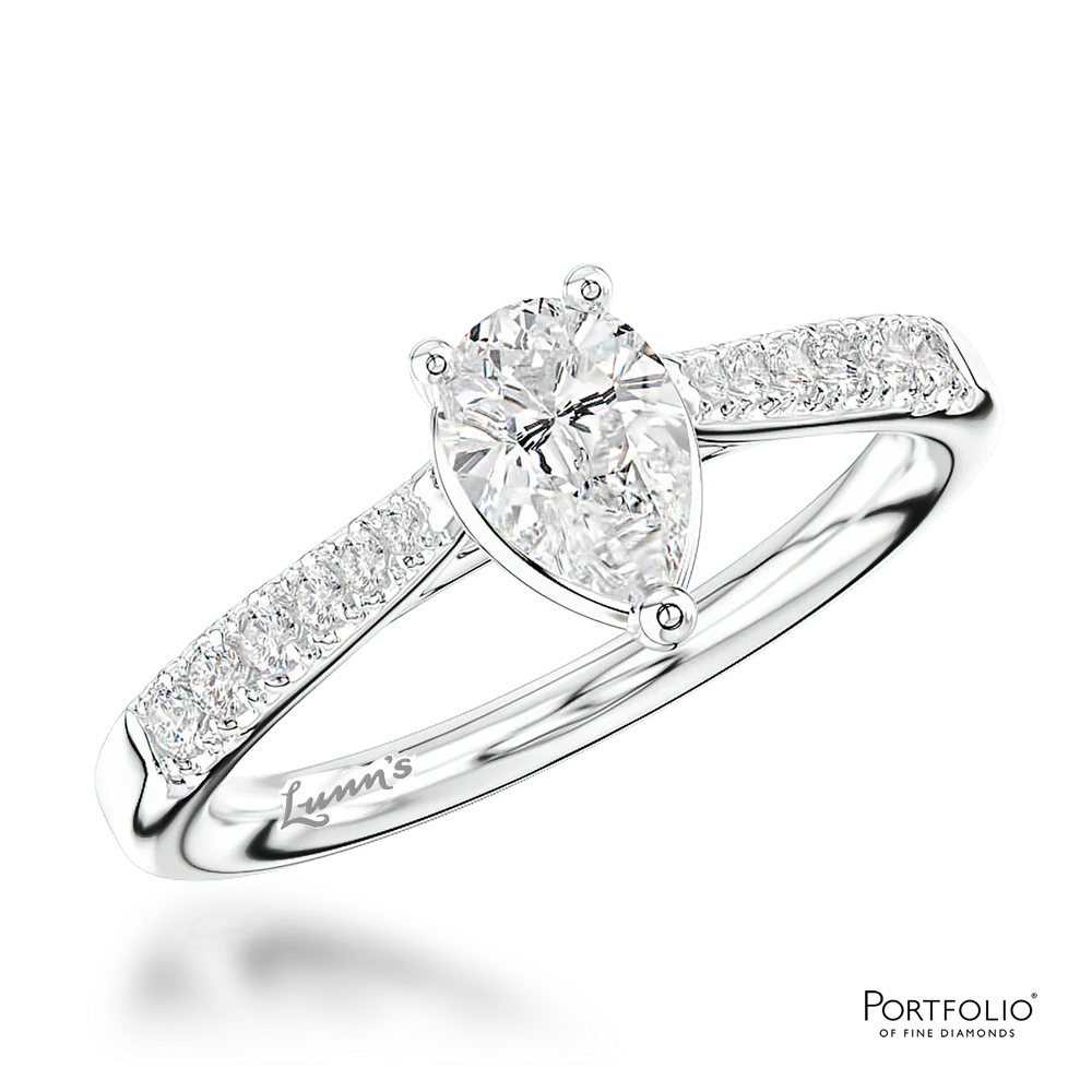Solitaire 0.50ct D VS2 Diamond Platinum Ring