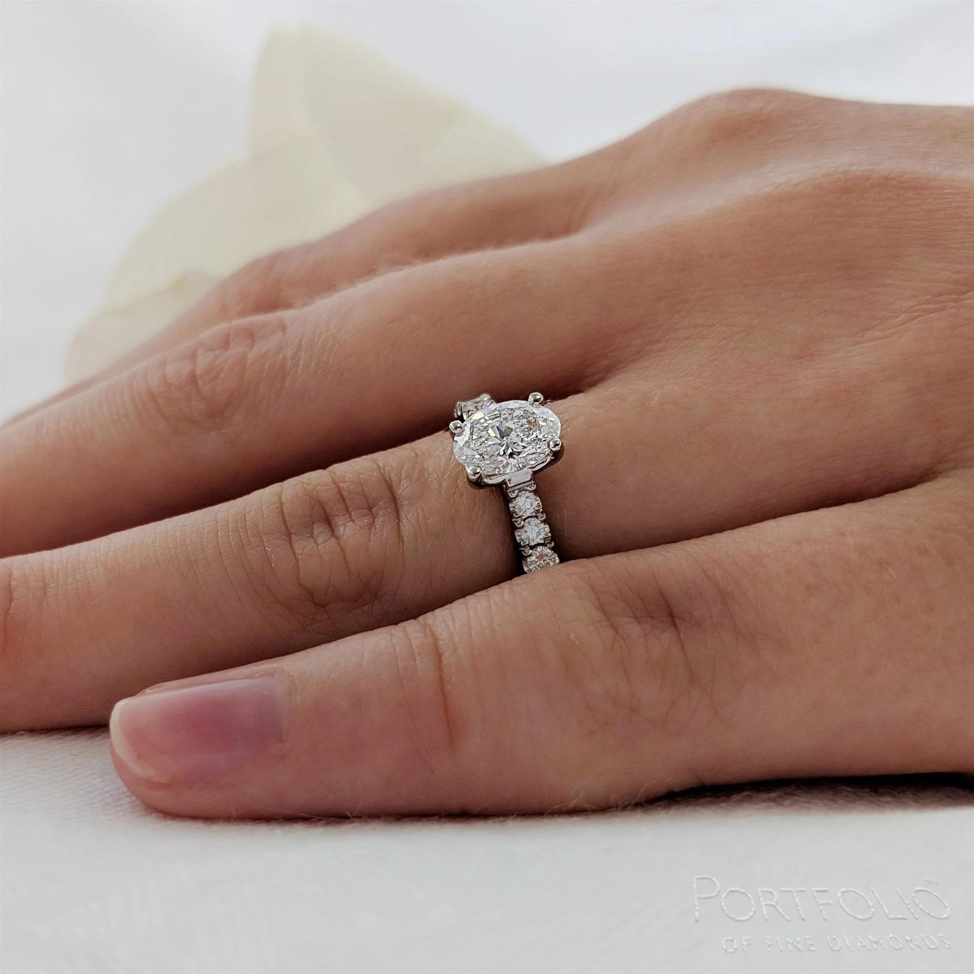 Solitaire 0.70ct D SI1 Diamond Platinum Ring - Image 2