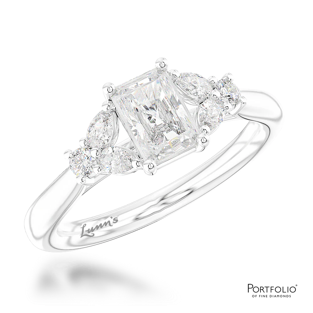 Solitaire 1.00ct E VS2 Diamond Platinum Ring