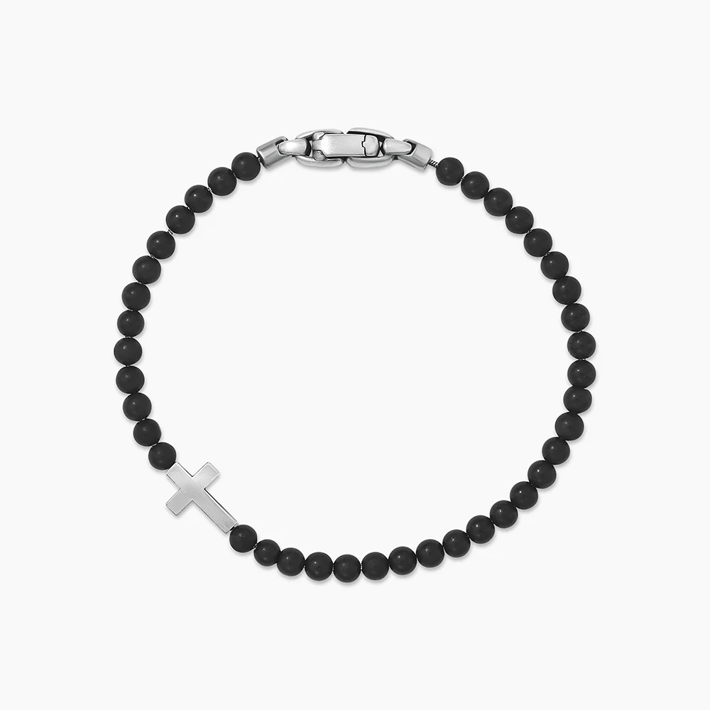 David Yurman Spiritual Beads Cross Station Bracelet - Image 3