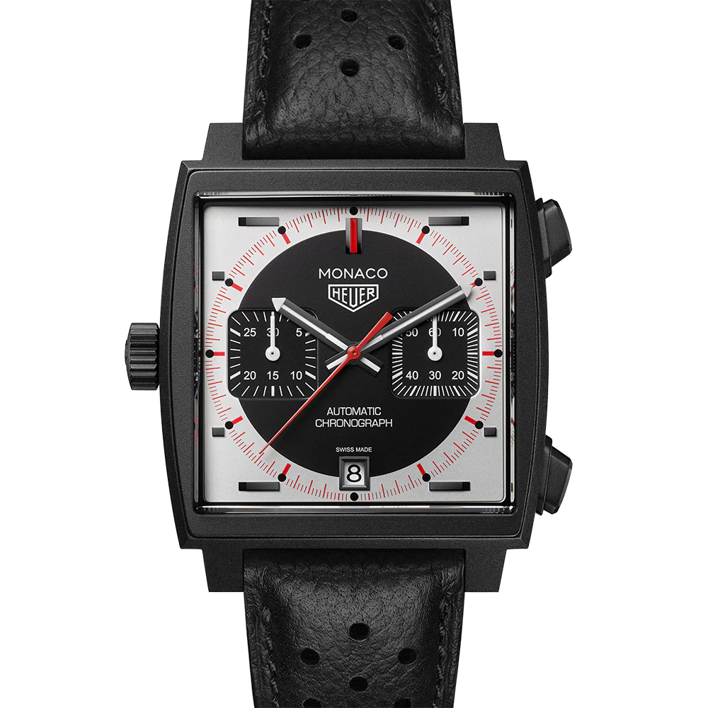 TAG Heuer Monaco Chronograph Stopwatch CAW218F.FC6356 - Image 6
