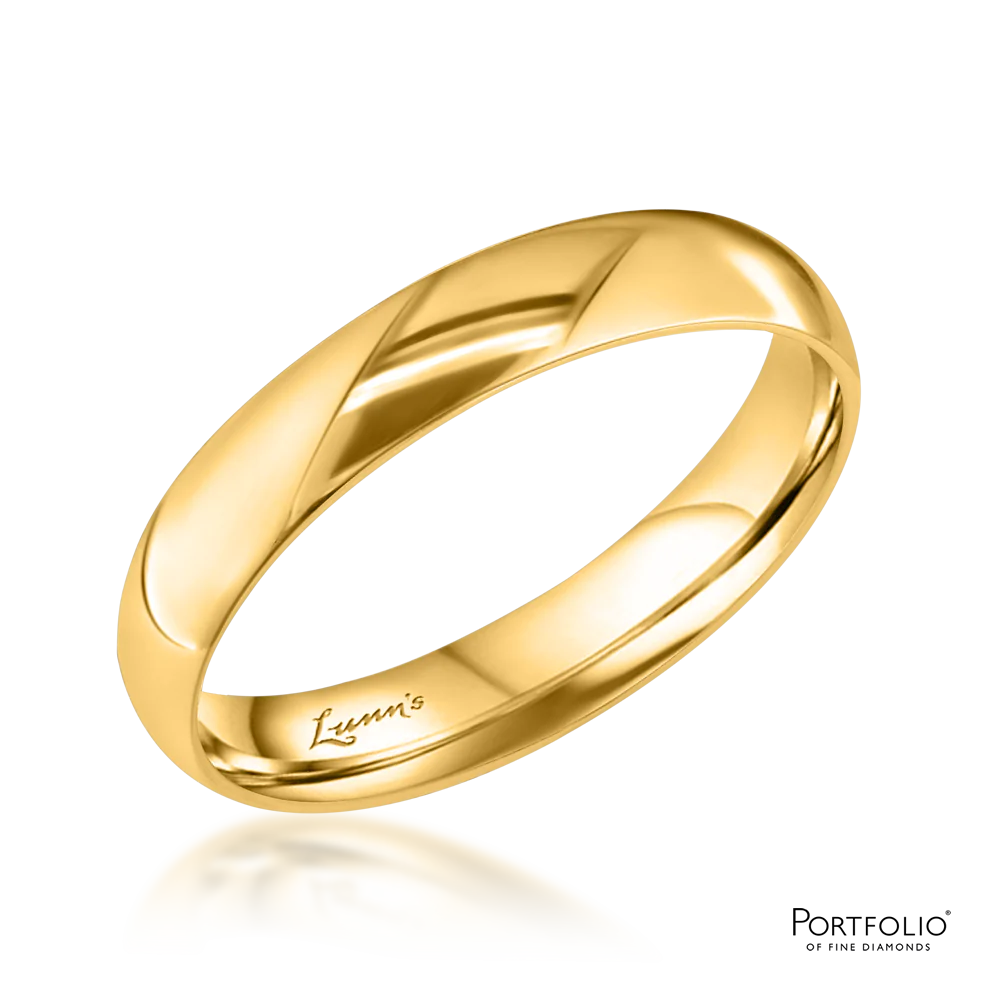 Yellow Gold 5mm Medium Court Wedding Ring