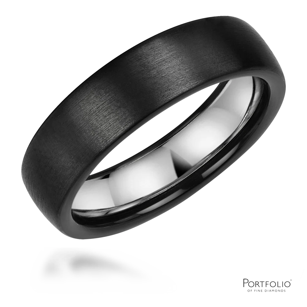 Zirconium 6mm Wedding Ring